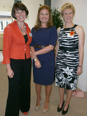 Sally Rixon, Karren Brady, Lisa Smale
